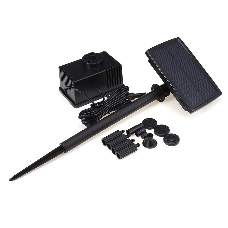 CoCocina 1.5W Solar Powered Water Pond Filter Pump Home Garden Submersible Fish Tank Fountains Solar Solar Water Pump Miniature Dc Water Pump - Image 4